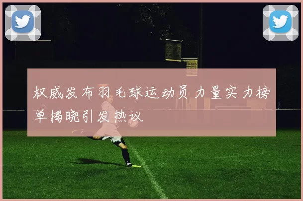 权威发布羽毛球运动员力量实力榜单揭晓引发热议